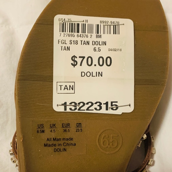 🌹NWT Fergalicious Genuine Leather Sandals - Picture 9 of 12